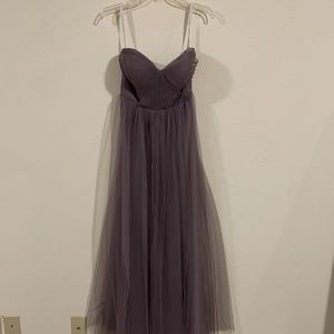 Jenny Yoo Women's Annabelle Convertible Tulle Column Dress